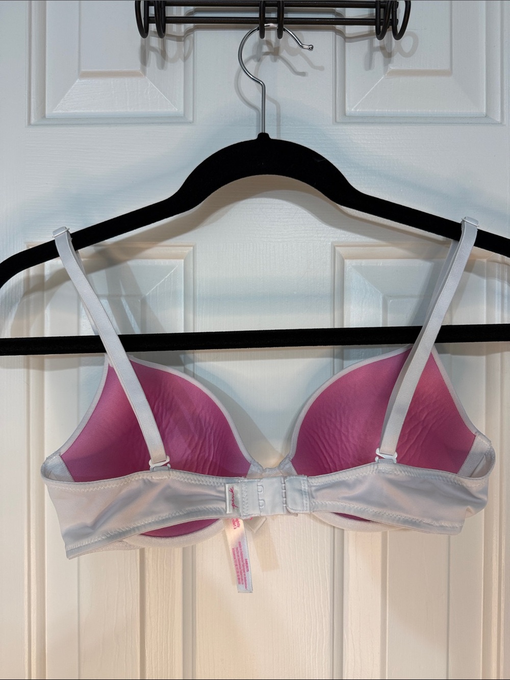 PINK Victoria's Secret White T-Shirt Bra - Picture 6 of 10